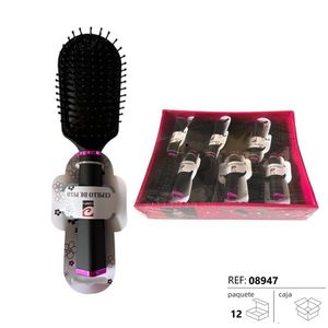 Electric Hair Brush With Bristles For Smooth Styling And Detangling - Product Image 3