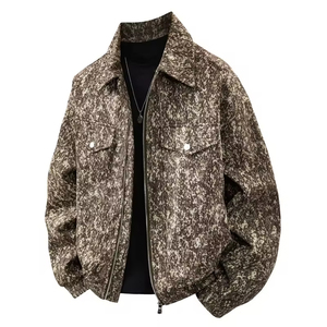 Vente <span class=keywords><strong>en</strong></span> gros usine transfrontalière Nouvelle collection automne Blouson bomber long zippé pour <span class=keywords><strong>homme</strong></span> Style urbain Coupe-vent <span class=keywords><strong>Grande</strong></span> <span class=keywords><strong>taille</strong></span> - Product Image 3