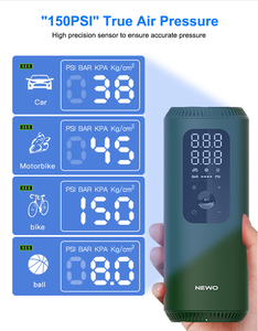 Gonfleur de pneus automatique multifonction pour voiture portable, climatiseur de voiture électrique, compresseur sans fil, <span class=keywords><strong>pompe</strong></span> à <span class=keywords><strong>air</strong></span> pour voiture - Product Image 3