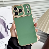 6D Bling Placage Souple TPU étui pour iphone 17 Air 16 15 Plus 14 Pro Max 13 12 11 X XS XR 7 8 Antichoc Couverture Caméra Objectif Protéger