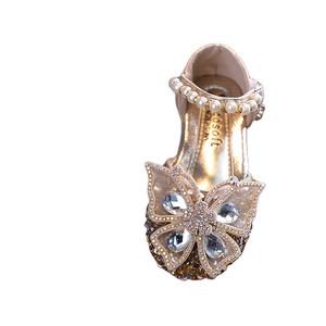 2024 kızların tek ayakkabı ilkbahar ve sonbahar yeni eğlence renkli elmas yay dans ayakkabıları performans ayakkabıları - Product Image 1