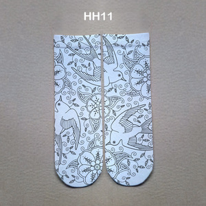 Cids Cartoon Diy اللون في الجوارب تلوين الجوارب الرسم مع علامات النسيج الجوارب الملونة - Product Image 5