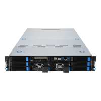 Serveur GPU en rack 2U ESC4000-E11, double processeur Intel Xeon Silver 4510, 12 cœurs, 4 emplacements GPU double largeur, mémoire DDR5, PCIe 5, en stock