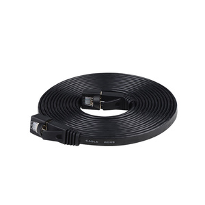 Phẳng STP FTP Che Chắn Dây Vá Cat6 Cat7 Phẳng RJ45 Mạng Ethernet Cable - Product Image 4