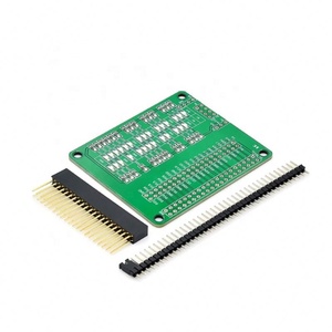 สำหรับบอร์ดทดสอบ Raspberry Pi LED บอร์ดอะแดปเตอร์พอร์ต IO พร้อมไฟ LED สีแดงสีเขียวสีน้ำเงิน - Product Image 1