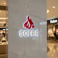 Enseigne de magasin LED personnalisée par le fabricant, enseigne extérieure 3D personnalisée, panneau logo LED, enseigne commerciale avec lettres LED
