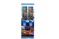 Distributeur automatique de capsules doubles - Grande capacité (800-900) en métal et plastique bleu, pour balles de 25-65 mm