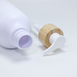 Factory Luxury Teal Green Transparent Pressure Pump <b>Dispensing</b> Thick Lotion Bottle <b>Shampoo</b> Conditioner 300ml500ml - Product Image 4