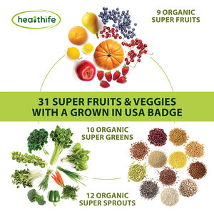 מזון בריא כיתה מזון אורגני מעורב פירות וירקות אבקת פירות אורגניים ותוספת ירקות - Product Image 3