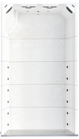 Piscine rectangulaire à fonction de massage en acrylique écologique 2025, unilatérale, 4,2 mètres de large, longueur illimitée, extérieure, sur le toit