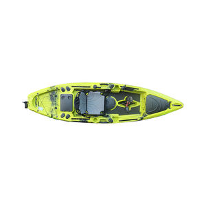 Kayak de mer à pédales pour une personne de 11 pieds pour la pêche, coque <span class=keywords><strong>en</strong></span> HDPE avec aileron pour les rivières - Product Image 3