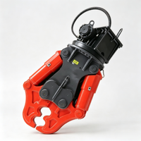 Cisaille hydraulique rotative pour déchets, accessoire d'excavatrice, cisailles hydrauliques multifonctions pour la découpe de métaux, pour travaux de démolition