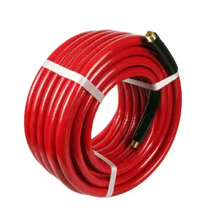 Durable Kink Free Abrasion Resistant Braided PVC Air Hose Pipe For Air Chuck