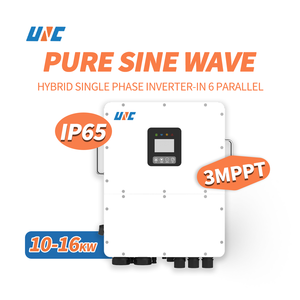 UNC 10000w 48v/51.2v Onde Sinusoïdale Pure IP65 Étanche Hybride 3MPPT Paralléloisable 360. Invertisseur hybride pour usage domestique - Product Image 1