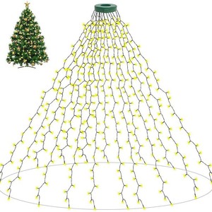 <span class=keywords><strong>Luces</strong></span> de árbol de <span class=keywords><strong>Navidad</strong></span> con anillo <span class=keywords><strong>Cascada</strong></span> 8 modos Luz superior Árbol de <span class=keywords><strong>Navidad</strong></span> <span class=keywords><strong>Luces</strong></span> de hadas Interior Exterior para decoración de árbol de <span class=keywords><strong>Navidad</strong></span> - Product Image 3