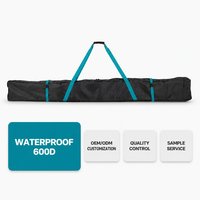 Sac de ski/snowboard 210 cm en polyester 600D imperméable, conception personnalisée, fermeture auto-agrippante, durable, écologique, pour homme, niveau avancé