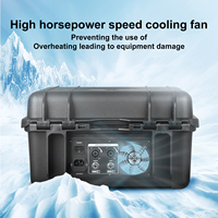 Amplificateur de puissance YAIKA GT10 professionnel avec 256 effets numériques intégrés, enceinte de transport aviation, 8 canaux, 550W*2, noir