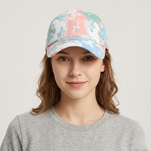 Adjustable Baseball <b>Caps</b> Bulk <b>Plain</b> Tie Dye Gradient Dad Hat Soft Unconstructed Curved Brim Wholesale Custom <b>Cap</b> for women Man - Product Image 6
