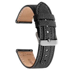 Bracelets en tissu deux pièces de 20mm pour Omega Blancpain <span class=keywords><strong>Seiko</strong></span> Divers <span class=keywords><strong>Bracelet</strong></span> de montre hommes femmes <span class=keywords><strong>Bracelet</strong></span> de montre étanche à dégagement rapide - Product Image 3