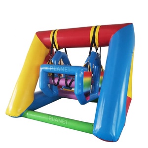 Columpio inflable <span class=keywords><strong>para</strong></span> deportes al aire libre <span class=keywords><strong>para</strong></span> niños, divertido y duradero, doble silla colgante - Product Image 6