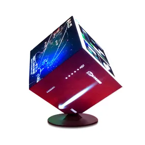 New Design Full Color LED Cube Screen P2.5 P4 Magic Cube LED Display Customized Size Cube Led Video Wall for Supermarket