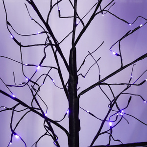 3 Pac <strong>Christmas</strong> Tree with <strong>Purple</strong> Lights, 4FT 5FT and 6FT, Lighted Black Tree for <strong>Christmas</strong> <strong>Decoration</strong> - Product Image 5
