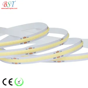 5V LED Strip USB Powered COB LED Strip Lights 480 LED chips/M 1200lm, 85+ High CRI LED Tape Lights COB factory for Hotels