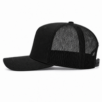 Casquette Trucker en Maille à 5 Panneaux avec Logo Brodé Personnalisé, Visière Courbe, Casquette Snapback Respirante, Vente en Gros, Casquettes de Baseball pour Hommes et Femmes