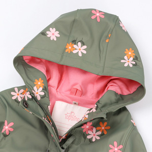 Poncho de <span class=keywords><strong>pluie</strong></span> pour enfants filles <span class=keywords><strong>veste</strong></span> pour printemps automne jeu en plein air eau creuser <span class=keywords><strong>veste</strong></span> de sable pour l'école primaire enfants vestes - Product Image 4