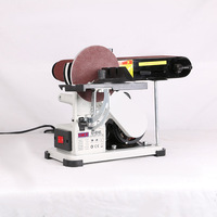 Machine à poncer à bande électrique pour le travail du bois, bricolage, petite machine à polir, machine de table à angle fixe pour couteaux