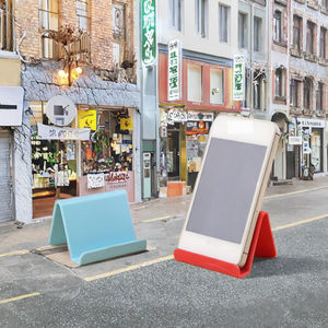 Porte-cartes de visite portable Logo personnalisé Impression de <span class=keywords><strong>code</strong></span> QR Accessoires de téléphone portable gratuits Accueillant des cadeaux d'affaires promotionnels - Product Image 3