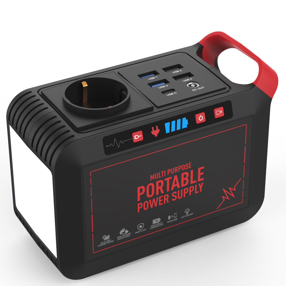 Sbase Factory 88Wh 24000mAh 120W Ultra Bright Light Panel Portable Power Bank Wholesale for Mobile Repair Home Emergency Use