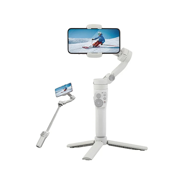 FeiyuTech Official Vimble 3 3- Smartphone Gimbal Built-In Extension Rod Foldable IPhone15 Pro Max Handheld for V5.3