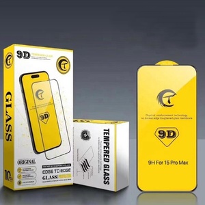 ฟิล์มโค้งขนาดใหญ่ติดกาวแบบเต็มจอกระจก9D 9H สำหรับ <span class=keywords><strong>iPhone</strong></span> 11 Pro 12 MINI 13 14 PLUS 15 16 PRO MAX อุปกรณ์ป้องกันหน้าจอ - Product Image 2
