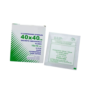 Tampone di garza per impacco Sterile per uso medico con tampone di garza per uso ospedaliero 4 "x 4" a 16 strati per il controllo delle infezioni - Product Image 3
