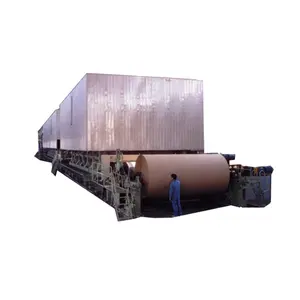 787mm small fluting paper machine kraft paper roll making machine