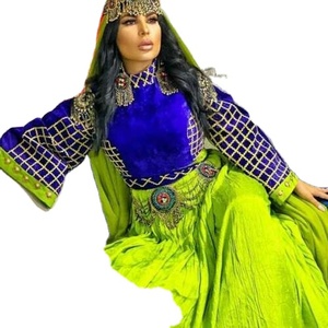 Banjara Kuchi Chất Lượng Cao 100% Lụa Áo Dài Afghani Ăn Mặc Trong Các Kích Cỡ Khác Nhau Màu Sắc Thiết Kế Made Trong <span class=keywords><strong>Pakistan</strong></span> Bởi WS Quốc Tế - Product Image 3