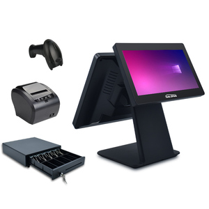 Màn hình kép Tactile point of Sale thiết bị đầu cuối với Bộ vi xử lý <span class=keywords><strong>Core</strong></span> <span class=keywords><strong>i5</strong></span> 4GB RAM 64GB SSD - Product Image 5