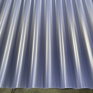 Tôles ondulées en PVC industrielles résistantes à la chaleur, imperméables et coupe-vent avec garantie de plus de 5 ans pour la toiture scolaire et les abris anti-pluie - Product Image 1