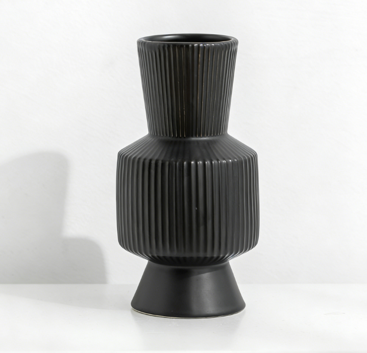 Rayures verticales-noir mat