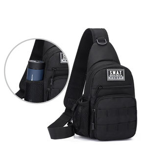 Bolsos cruzados Oxford personalizados al por mayor con logo de primavera, mochila pequeña deportiva para ciclismo, bolso de hombro de camuflaje de moda para hombre - Product Image 4