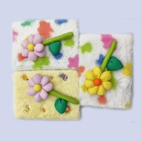 A5 Cute Flower Designs Cake Sparkly Girls' Diary Lovely Printed Paper Cover Journal Notebook for Kids