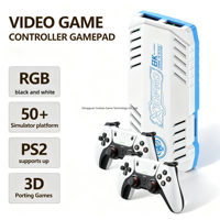 X10 Pro 4K Retro-Videospielkonsole 128GB mit 40000+ integrierten Spielen, 2,4G Kabelloses Aufladbares Gamepad-Paar, TV-Spielstick