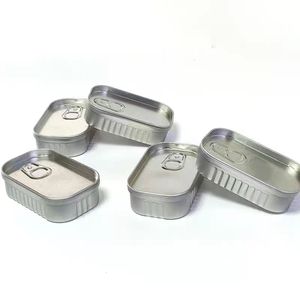 Boîtes <span class=keywords><strong>en</strong></span> fer blanc personnalisées avec logo, prix de gros, qualité alimentaire, fabricant de boîtes vides rectangulaires pour sardines, viande de crabe, bonbons, mise <span class=keywords><strong>en</strong></span> conserve - Product Image 4