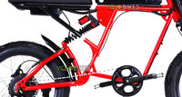 En stock 750w 1000w 1500w gros pneu vélo de route cadre enduro ebike cadre acier vtt s tealth bomber cadre de vélo électrique