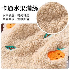 Pull en polaire Devon pour chat, vert et blanc, broderie fruits, vêtements d'automne et d'hiver pour animaux de compagnie, manteaux et vestes - Product Image 4