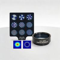 LBTEK Vortex Retarder Array 3x3 m=1-9 633nm Plaque ondulatoire à ordre zéro véritable (True Zero Order Waveplate) pour polarisation vectorielle du faisceau (LCP) et moment angulaire orbital (OAM)