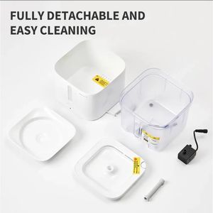 Vente en gros de <span class=keywords><strong>filtre</strong></span> à cycle sans fil personnalisé automatique Pet Smart, distributeur d'eau simple et silencieux pour chats et chiens, OEM possible - Product Image 5