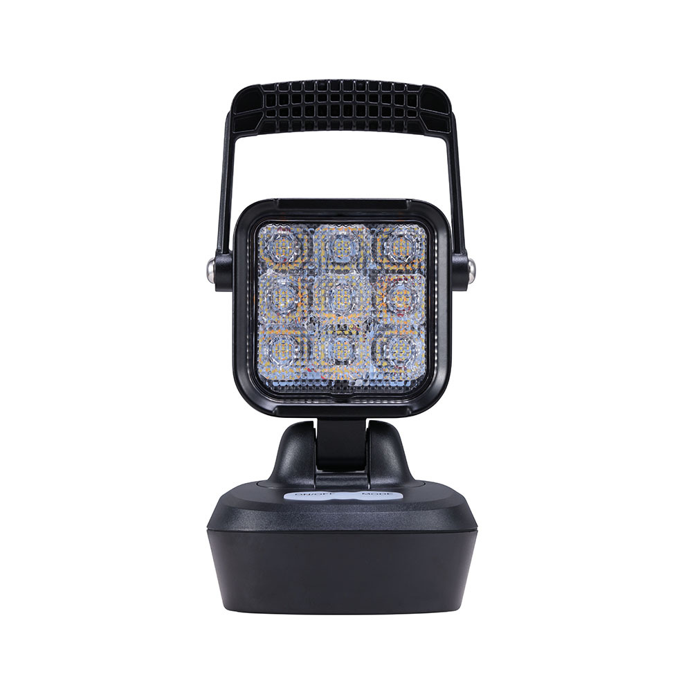 Rechargeable Flood Beam Work Light with Amber and White LED