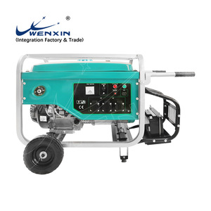 Generador de Gasolina Wenxin de 5kW, Refrigerado por Aire, 110V/220V, Tanque de Combustible de 15L, 50/60Hz, Portátil, para Uso en Exteriores y Campamentos - Product Image 1